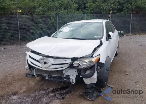 2011 Toyota Corolla Le from USA, damaged, VIN JTDBU4EE2B9134063